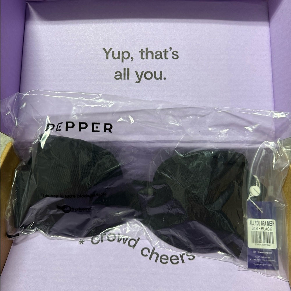 Pepper Black Bra - Women Intimates